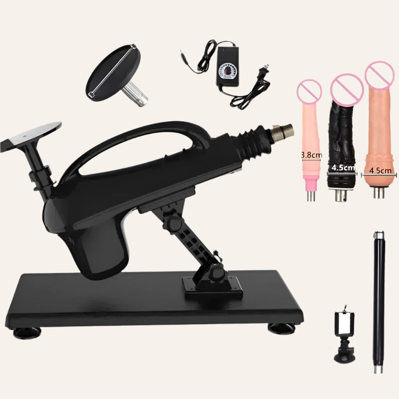 45mm Stroke Automatic Telescopic Sex Machine DIY Female Sex Toy 3XLR