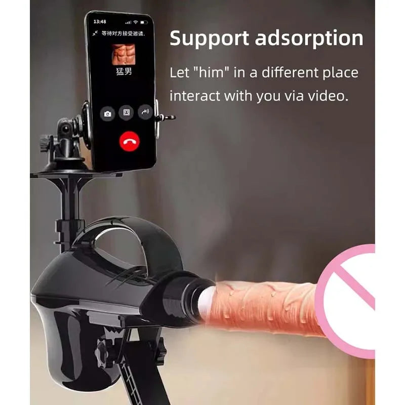 45mm Stroke Automatic Telescopic Sex Machine DIY Female Sex Toy 3XLR