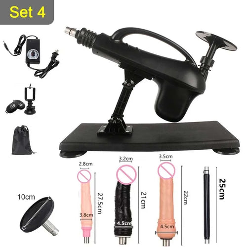 45mm Stroke Automatic Telescopic Sex Machine DIY Female Sex Toy 3XLR