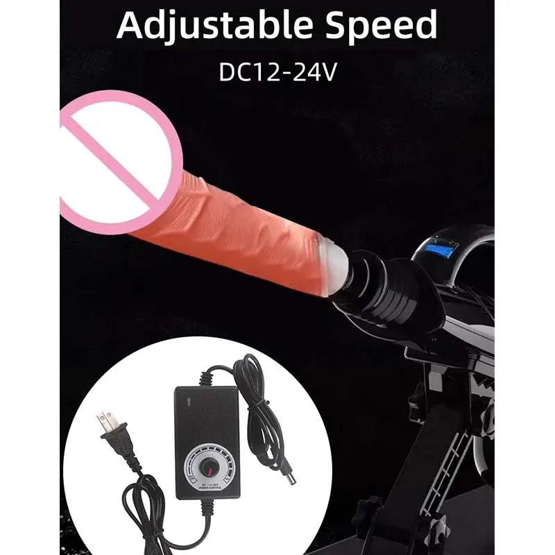 45mm Stroke Automatic Telescopic Sex Machine DIY Female Sex Toy 3XLR