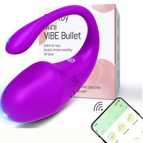 APP Remote Control G-spot Panty Vibrator Long Distance Bluetooth