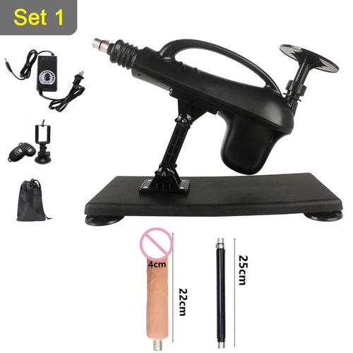 45mm Stroke Automatic Telescopic Sex Machine DIY Female Sex Toy 3XLR