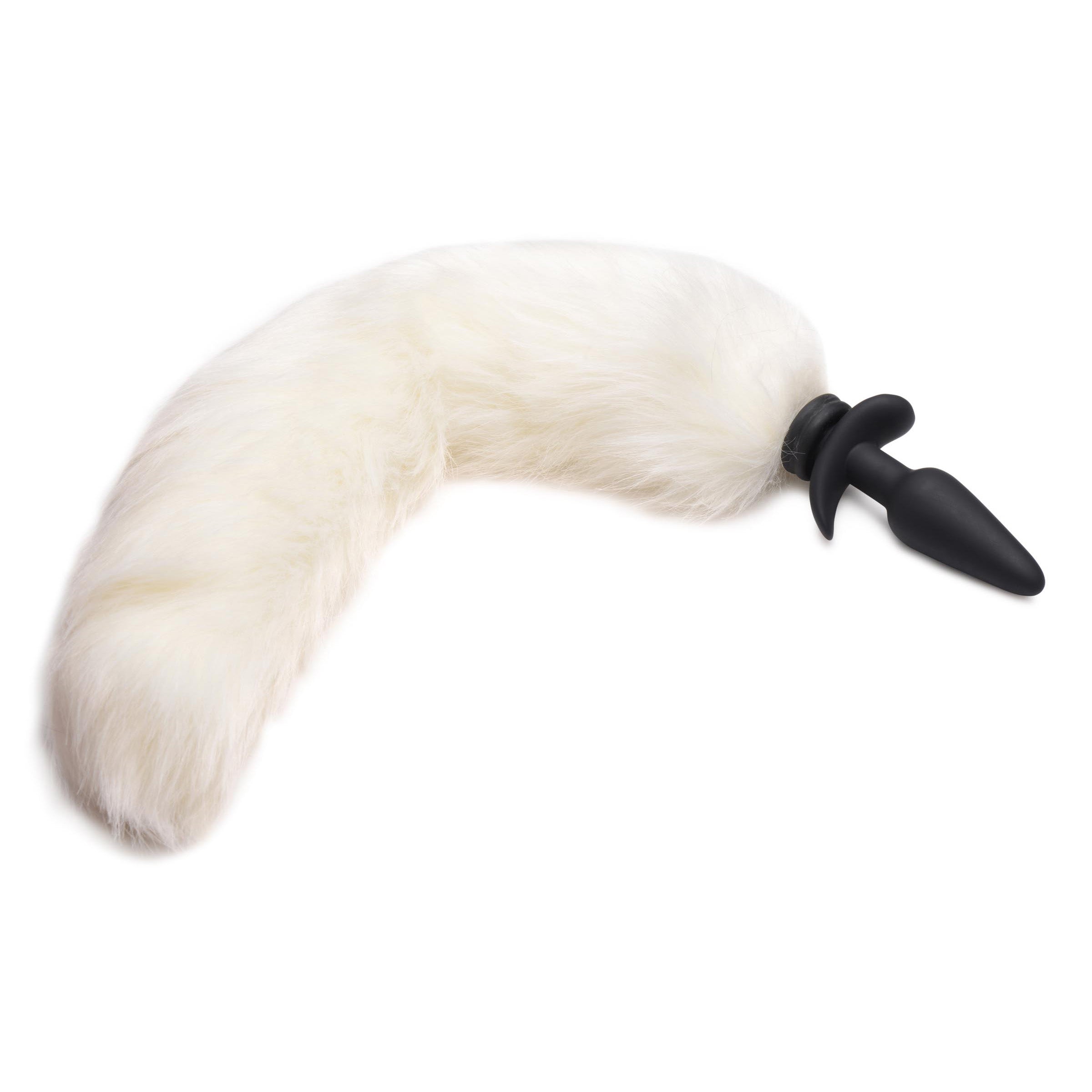 Snap-On Vibrating Silicone Anal Plug & 3 Tails w- Remote Control