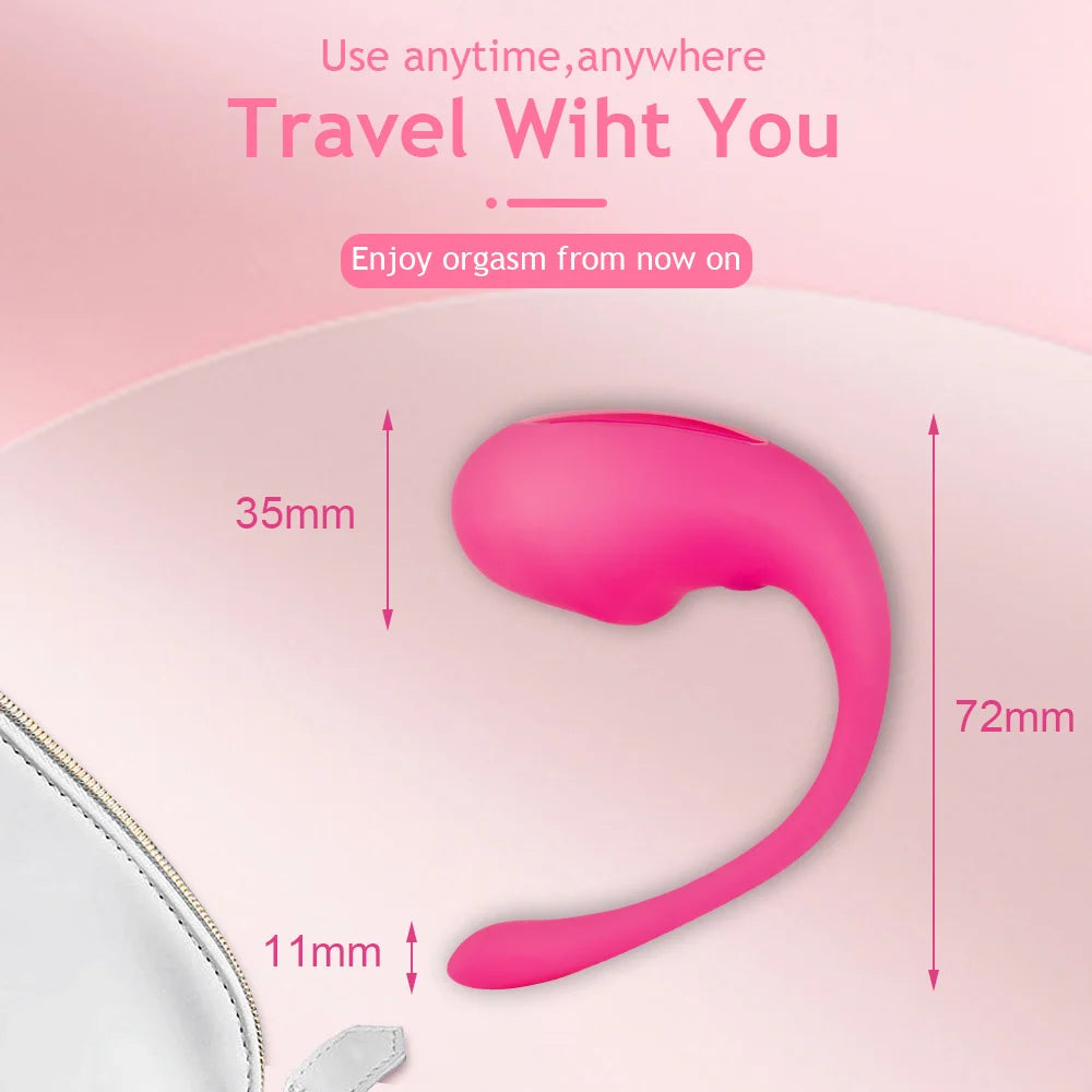 APP Remote Control G-spot Panty Vibrator Long Distance Bluetooth