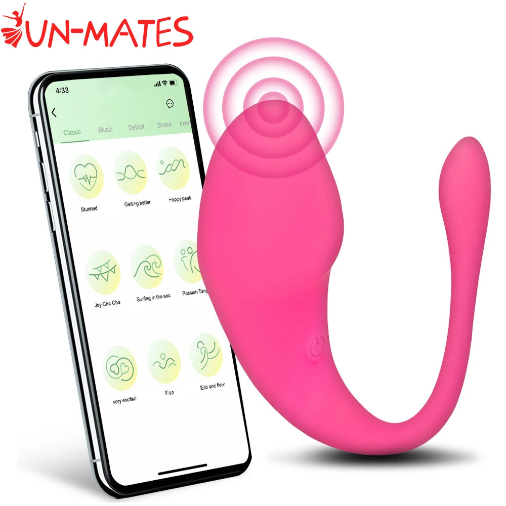 APP Remote Control G-spot Panty Vibrator Long Distance Bluetooth