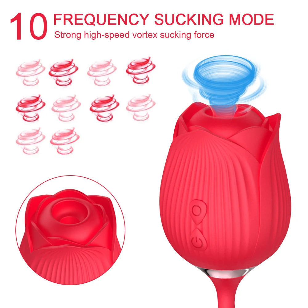 The Iconic Rose – Luxury Clitoral Suction Vibrator