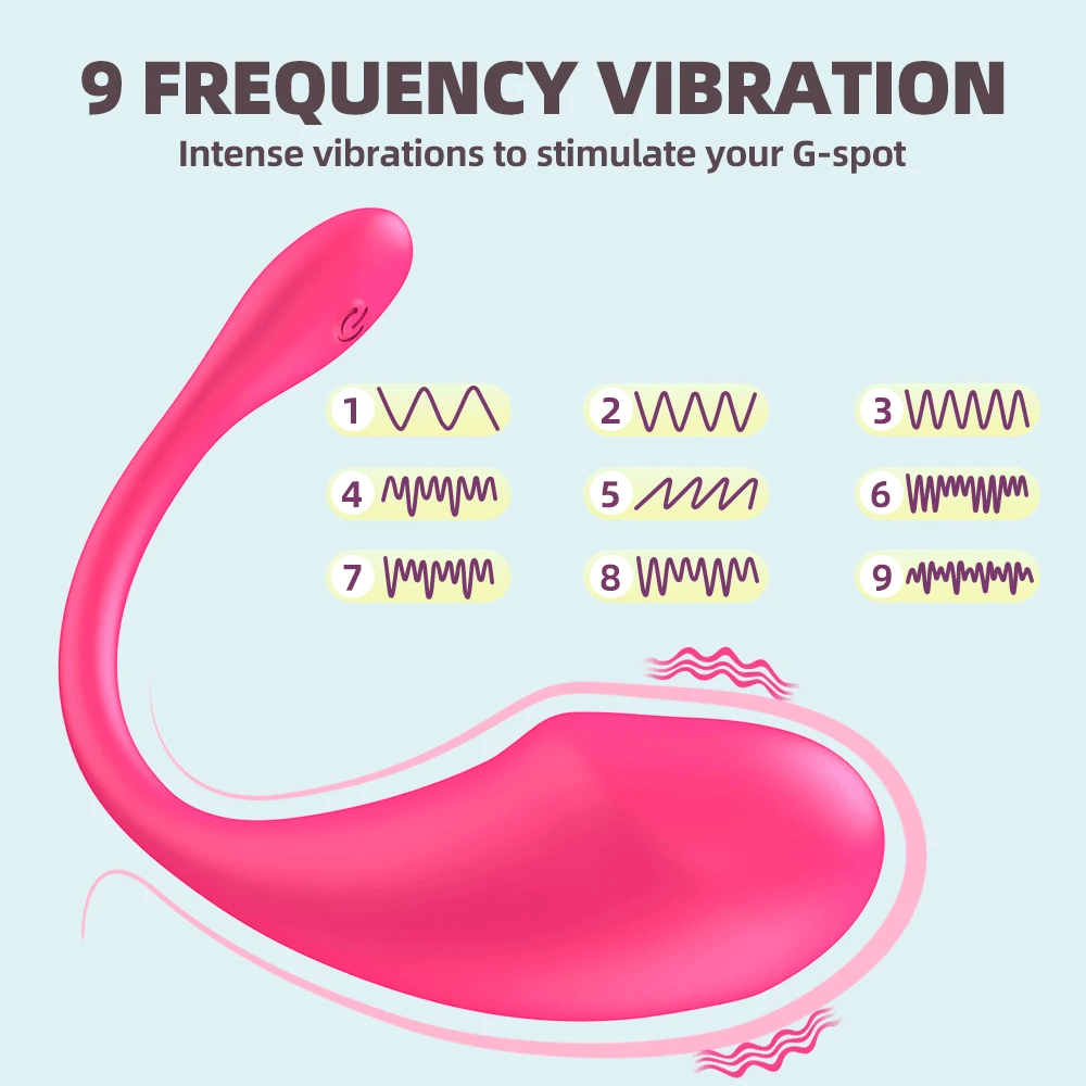 Vibrating Egg Vagina Ball Wearable Vibrator Panties APP Vibrator Love