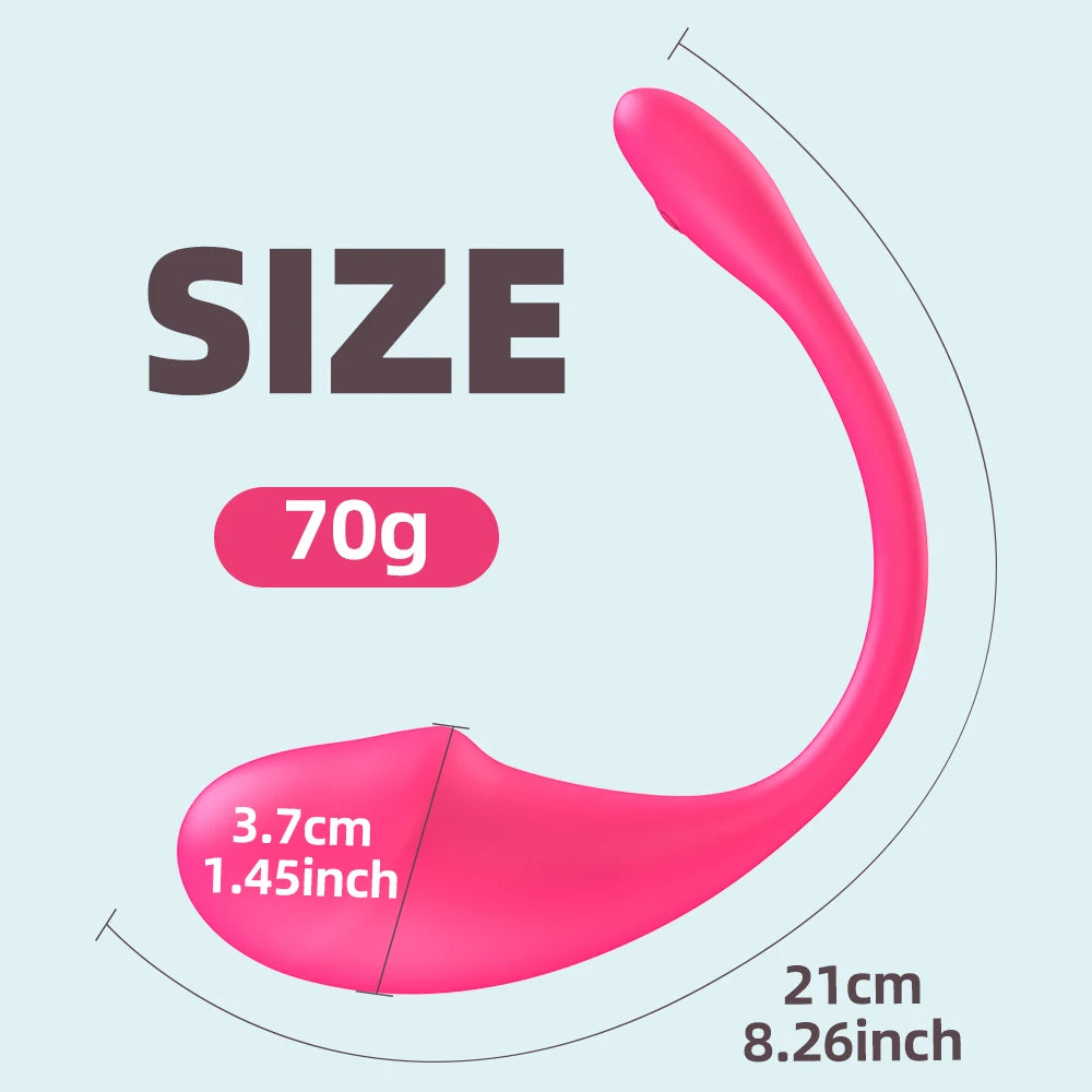 Vibrating Egg Vagina Ball Wearable Vibrator Panties APP Vibrator Love