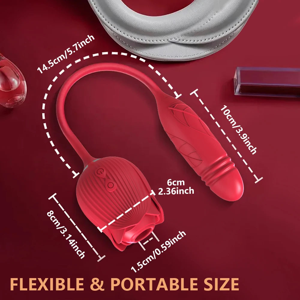 The Iconic Rose – Luxury Clitoral Suction Vibrator